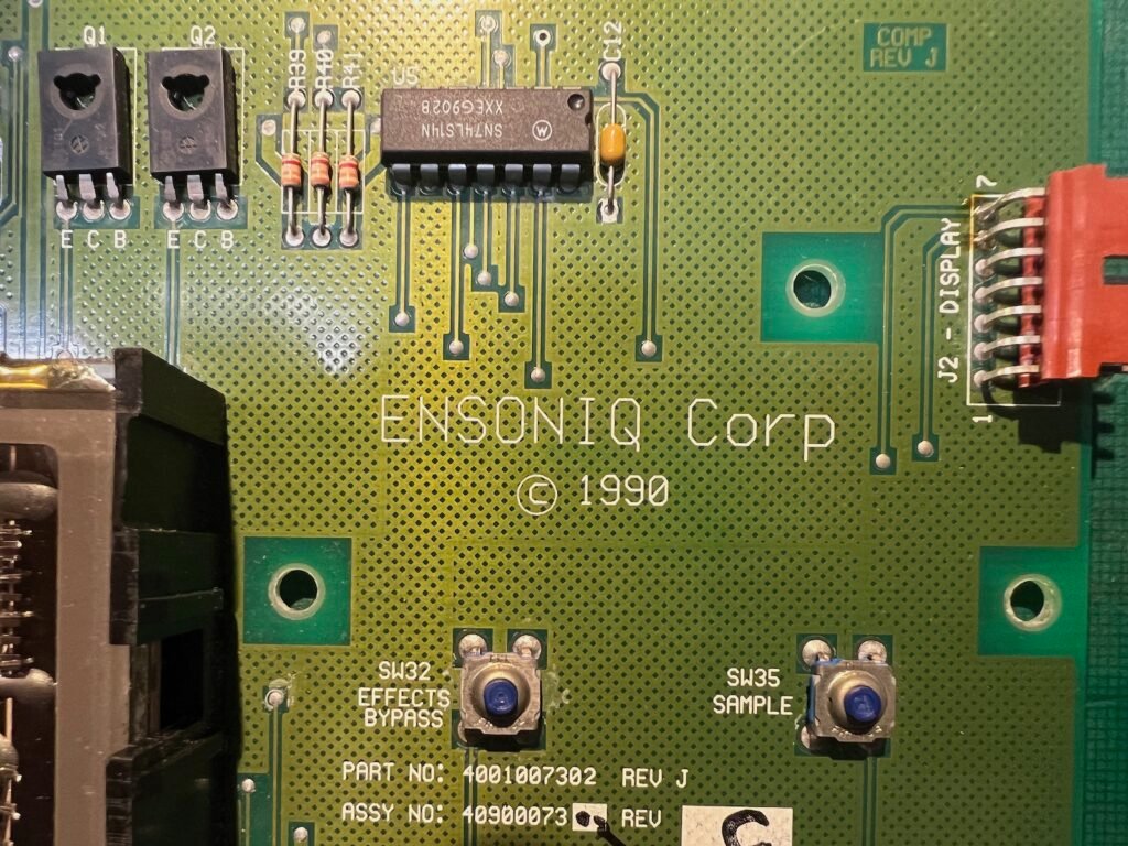 Réparation Ensoniq EPS16+ rénovation