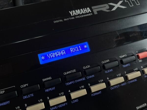 Yamaha RX11 RX15 display
