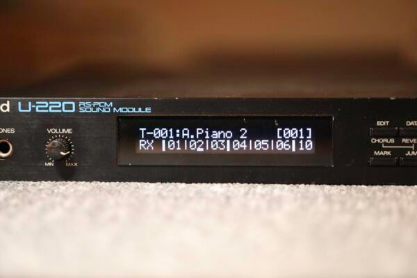 Roland U-220 display
