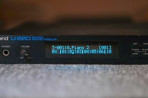 Roland U-220 display
