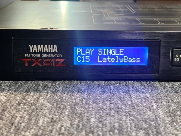 Yamaha TX81Z display