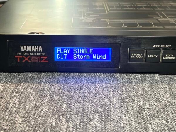 Yamaha TX81Z display - synthwinds