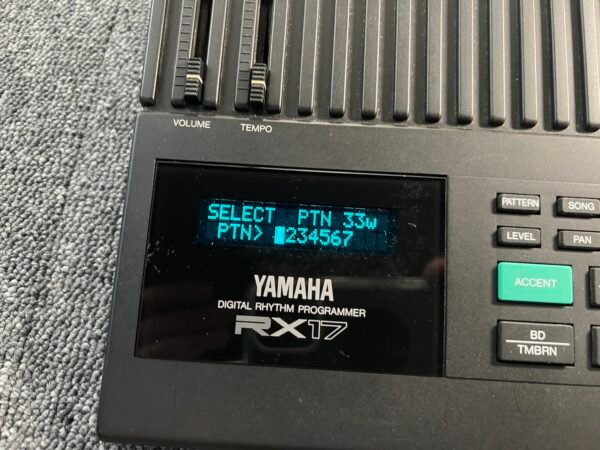 Yamaha RX17 display ice blue